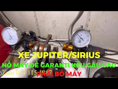 Xe Jupiter,Sirius nổ máy để garanti máy không êm/Nguyên nhân và cách khắc phục