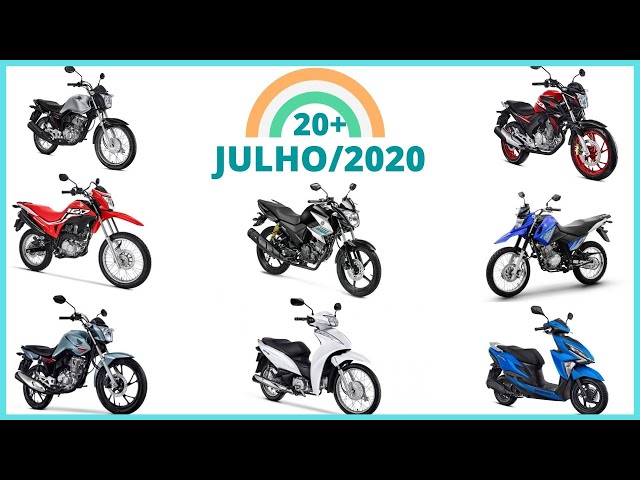 As 10 motos mais vendidas no Brasil em 2020 - Motor Show