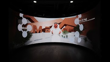 AVI-SPL builds immersive 270° LED videowall at MBZUAI | AI visualisation | Dubai case study