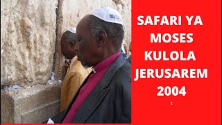 ASKOFU DR MOSES  KULOLA AKITOA MACHOZI KWENYE KABURI LA YESU/HUU NI MTO JORODANI TAZAMA MAAJABU YAKE