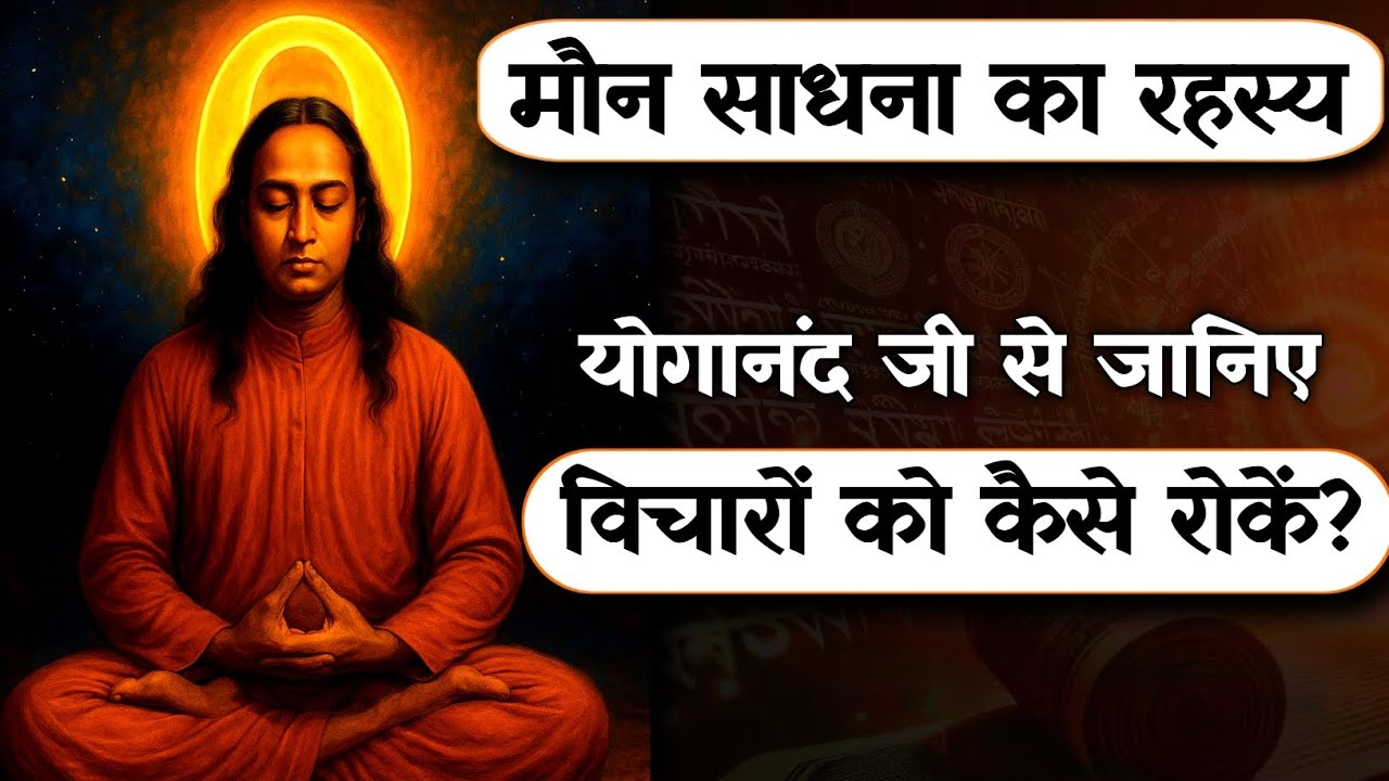 परमहंस योगानंद से सीखें: मन शांत करने का मौन ध्यान रहस्य | Paramhansa Yogananda