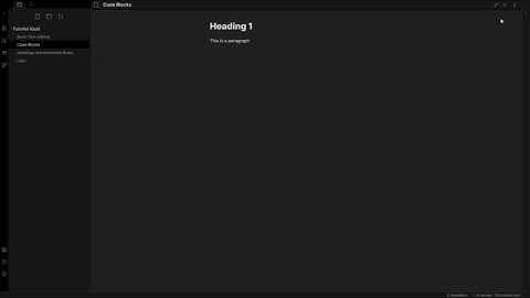 Obsidian.md Basics | How to use Code Blocks/Fences