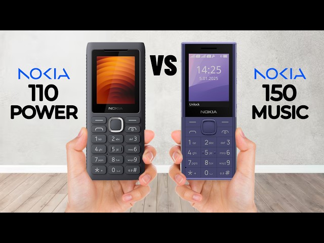 Nokia 110 Power vs Nokia 150 Music — Full Specs Comparison