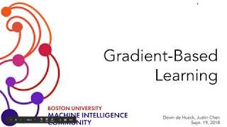 Deep Learning Fundamentals: Gradient Based Learning