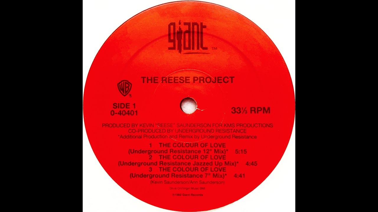 The Reese Project • The Colour Of Love (Underground Resistance 7" Mix
