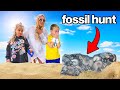 Going back to Fossil Hunt! You Won&#39;t Believe What We Found | Gaby and Alex Family
