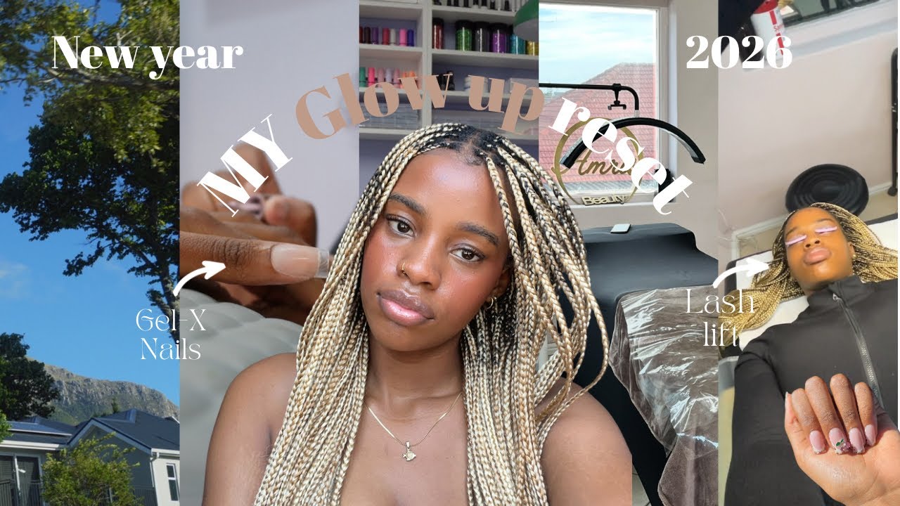 2026 Glow up in Cape Town 🇿🇦✨| Nails, Hair & Lash Lift
