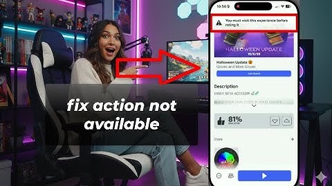 How to fix the "action not available" issue in Roblox Mobile