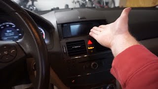 Mercedes C300 radio stopped working! Here is an easy fix!