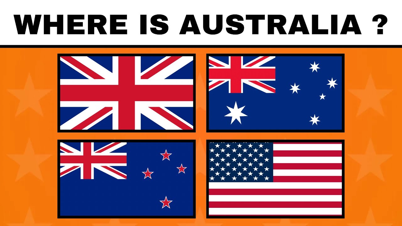 Are you able to find the correct flag among 4 options? 🇦🇺🇳🇿 Flag Quiz