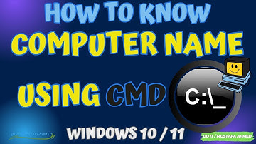 How to Know Your Computer Name Using CMD | Windows 10/11