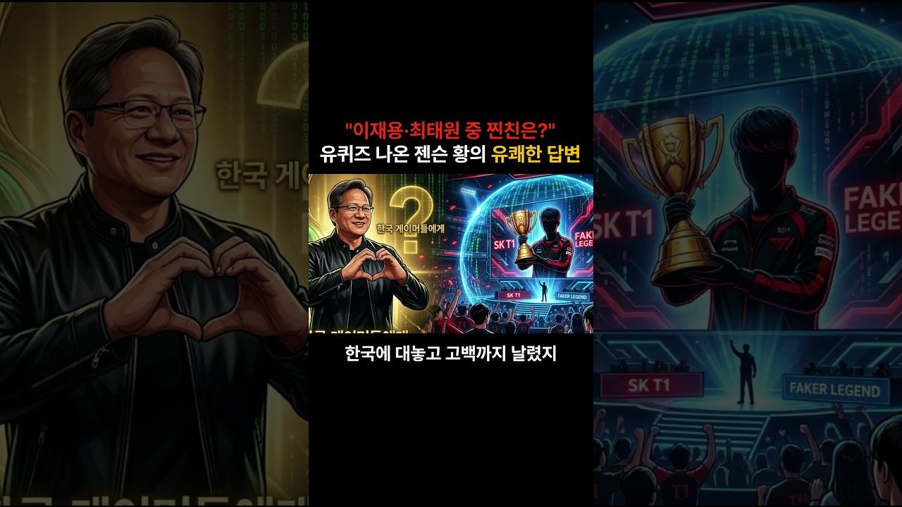 "이재용·최태원 중 찐친은?" 유퀴즈 나온 젠슨 황의 유쾌한 답변 #젠슨황 #유퀴즈 #유재석 #이재용 #최태원 #정의선 #시청률대박