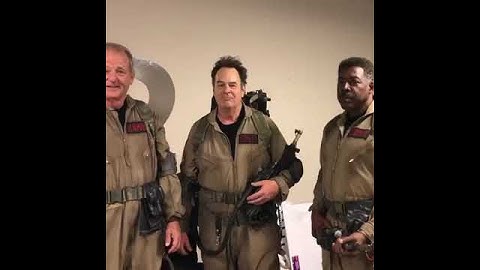 The original Ghostbusters are back! "We