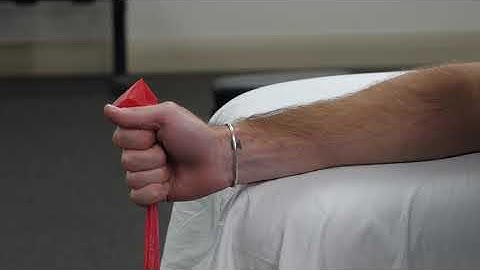 Radial Deviation with Resistance Band