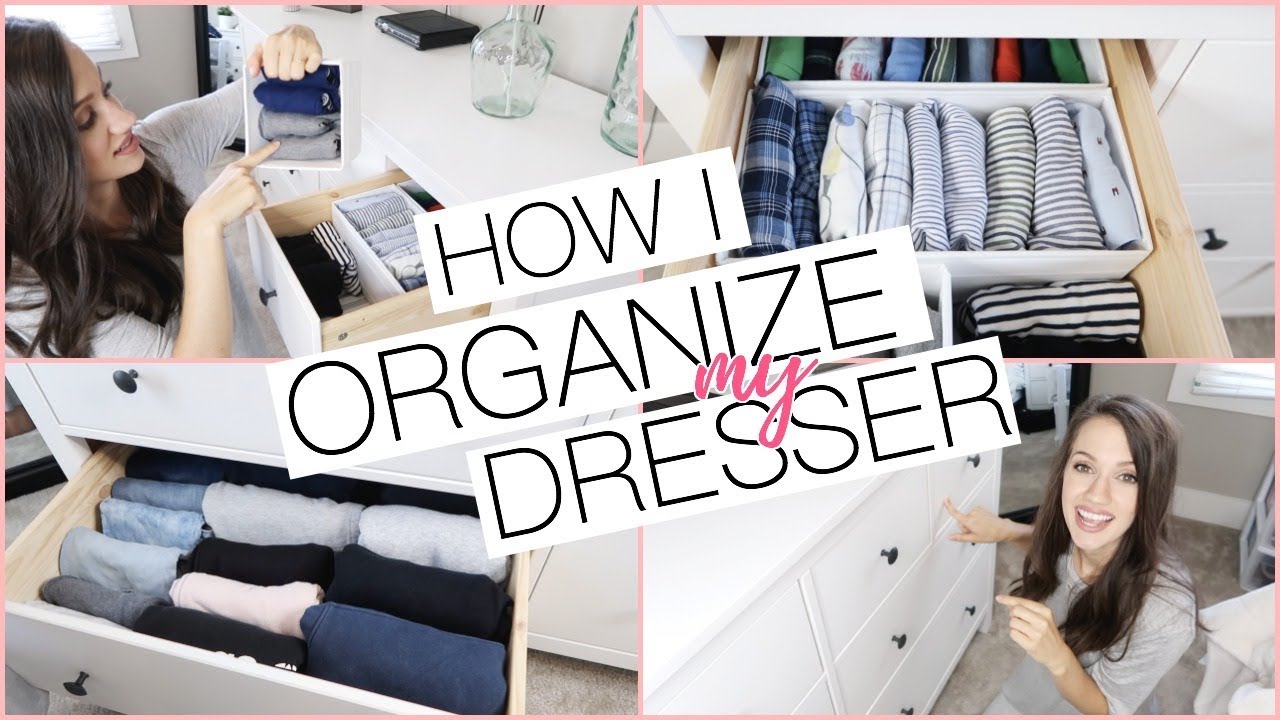 How I Organize My Dresser Using The Konmari Folding Method