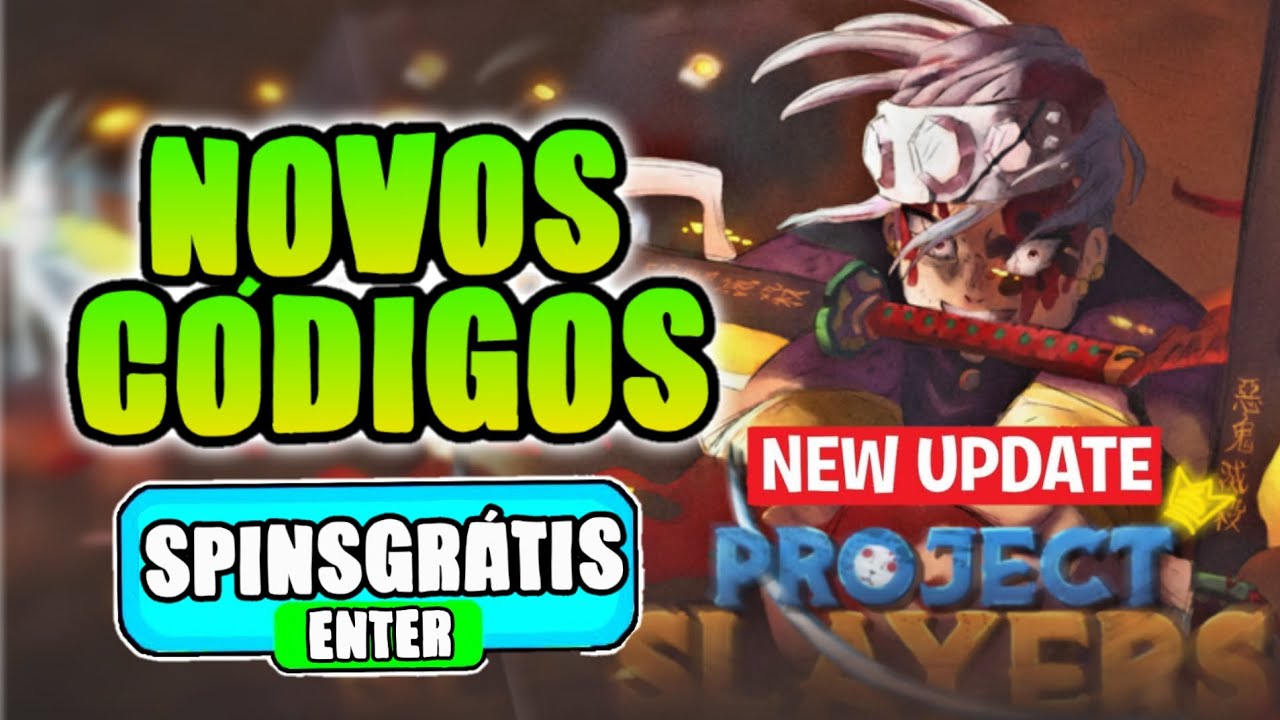 Roblox - Project Slayers Update 1.5 - Lista de codes e como resgatá-los