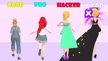 NOOB vs PRO vs HACKER vs GOD - Streamer Rush All Levels