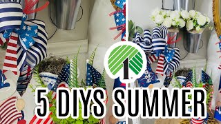 💙 5 DIYS DOLLAR TREE ~Summer~ DECOR CRAFTS 💙 Olivias Romantic Home DIY