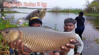 Amazing Singal Hook Fishing Techniques | Big Rohu Fishing Techniques | Fishing Techniques