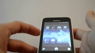 Sony Xperia Tipo Display Review Video screenshot 2