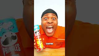 😱 Bikin Es Krim Batang dari Kaleng Pringles! 🍟🍦 #shortvideo