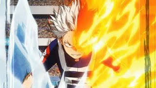 ヒーローに　緑谷 vs 轟　deku vs todoroki 【ヒロアカ】【my hero academia】
