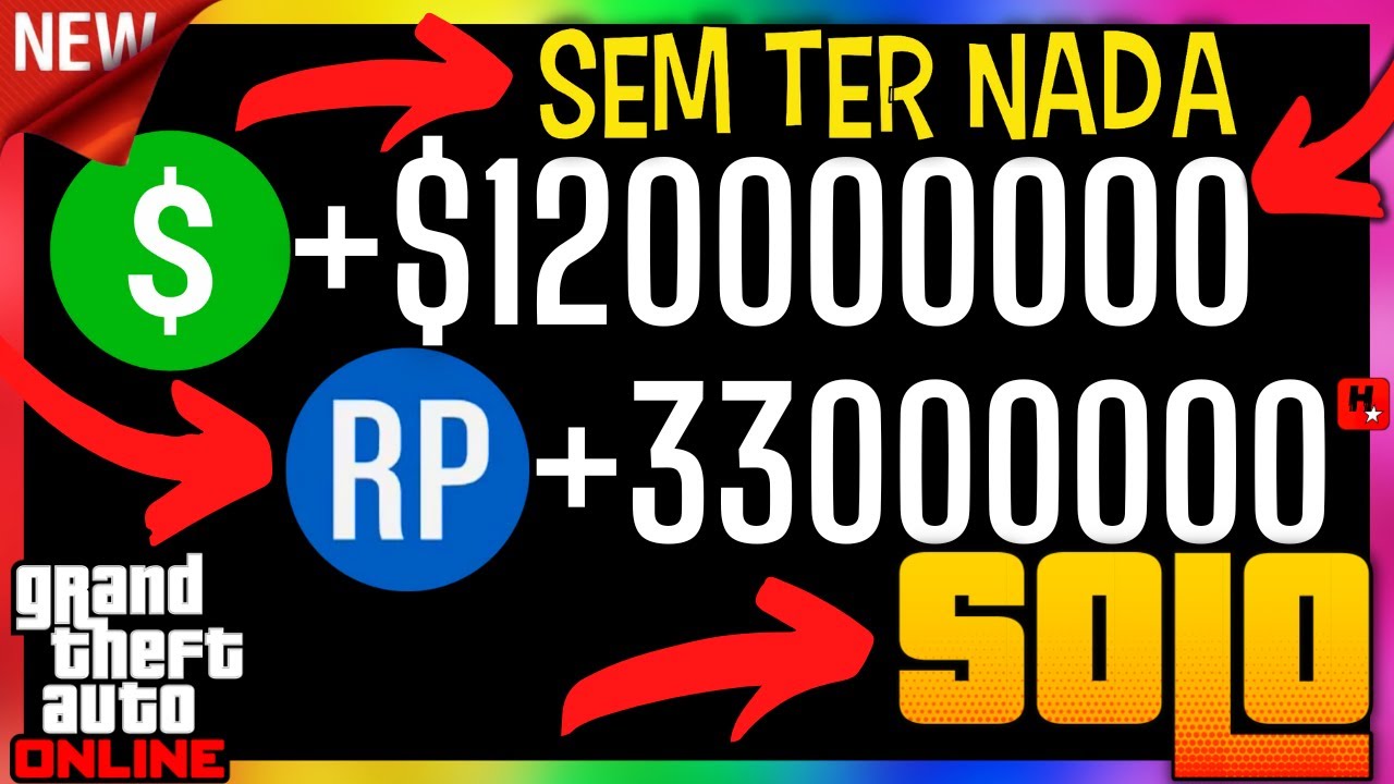 🔥 GTA 5 Online 💲 Como Ganhar RP Infinito e Dinheiro SOLO Rápido (2026)