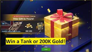 💥🎁FREE GOLD!!! - WoT Blitz Gift! 🔥 + Chance to Win a Tank! screenshot 2