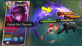 DAMAGE WTF! DYRROTH 1 HIT BUILD 2024 FOR SAVAGE😱 (You must try)