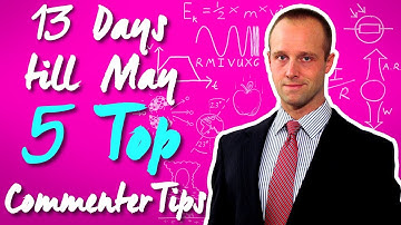 5 Top Commenter Tips - 30 Days Till May - Succeed In your GCSE and IGCSE