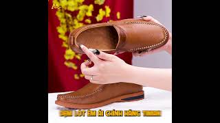[GIÀY LƯỜI NAM DA BÒ SANG TRỌNG NK37] - REVIEW MẪU [GIÀY LƯỜI DA NAM] TẠI TIMAN