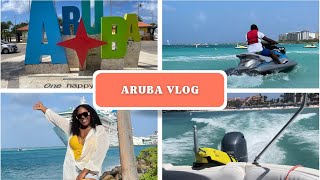 Aruba VLOG Pt. 1 | Airbnb tour, Jetskis, Restaurants| 2022 Travel