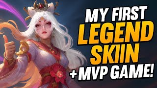 Finally Lunox Legend Skin  Mvp Gameplay  Mobile Legends