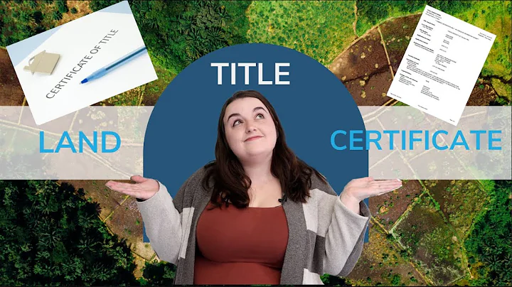 Why Land Title Certificates are needed for RPR's