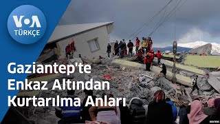 Gaziantep'te Enkaz Altından Kurtarılma Anları| VOA Türkçe