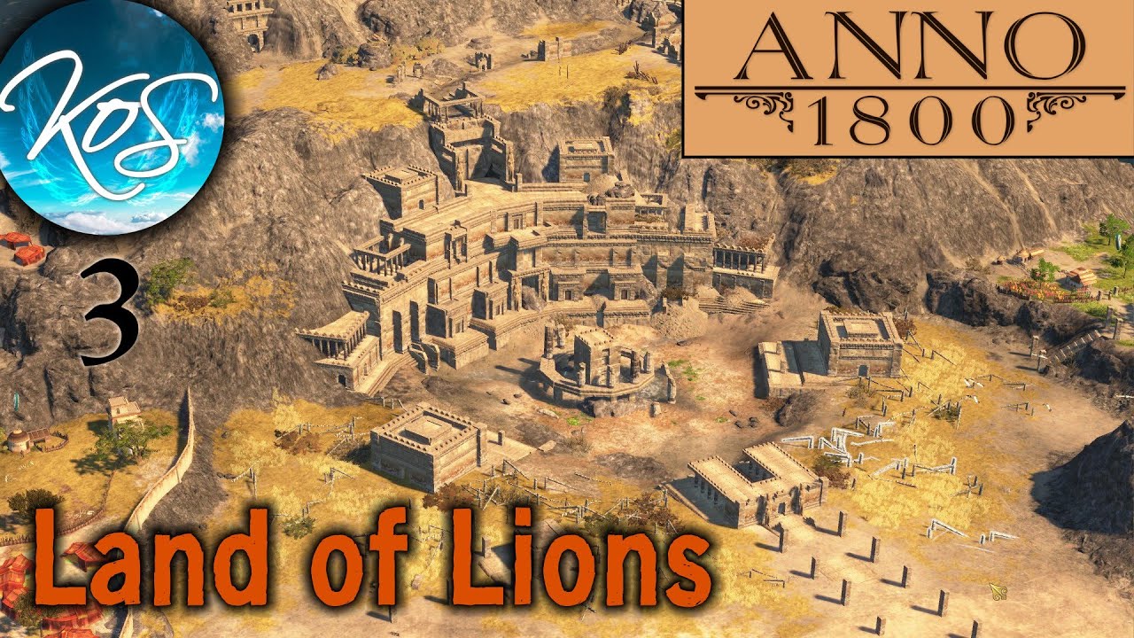 Anno 1800 Land of Lions The Great Library Let's Play, Ep 3 YouTube