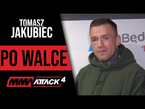 Tomasz JAKUBIEC po walce na gali MMA Attack 4: Game plan był wykonany, ale nie mogłem go skończyć