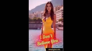 I Don’t Believe You - AI.KA Digital Singer      #aikadigital #respect #music #love #newmusic