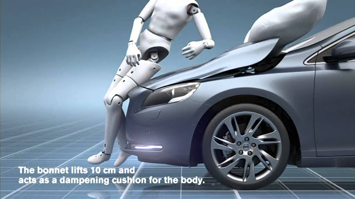 Airbag para peatones a bordo del último V40.