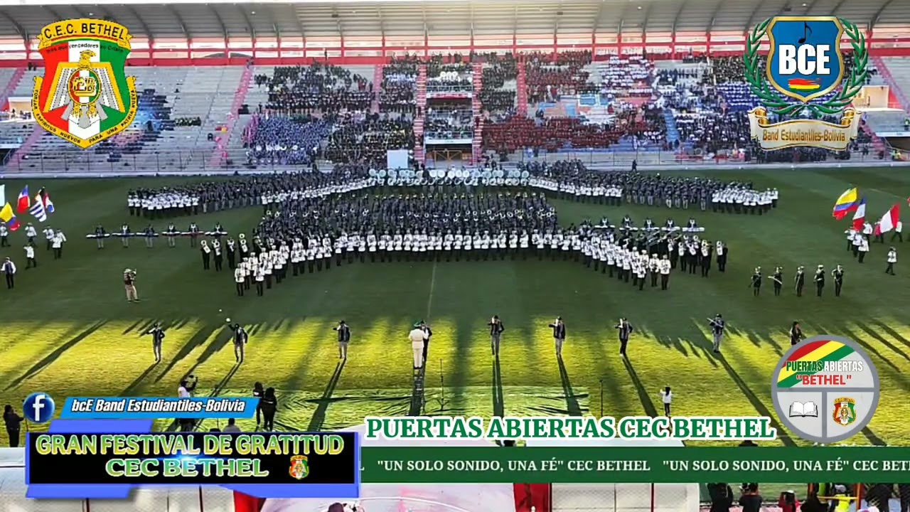 PUERTAS ABIERTAS CEC BETHEL- MAS DE 1800 INTEGRANTES GRAN FESTIVAL DE GRATITUD CEC BETHEL