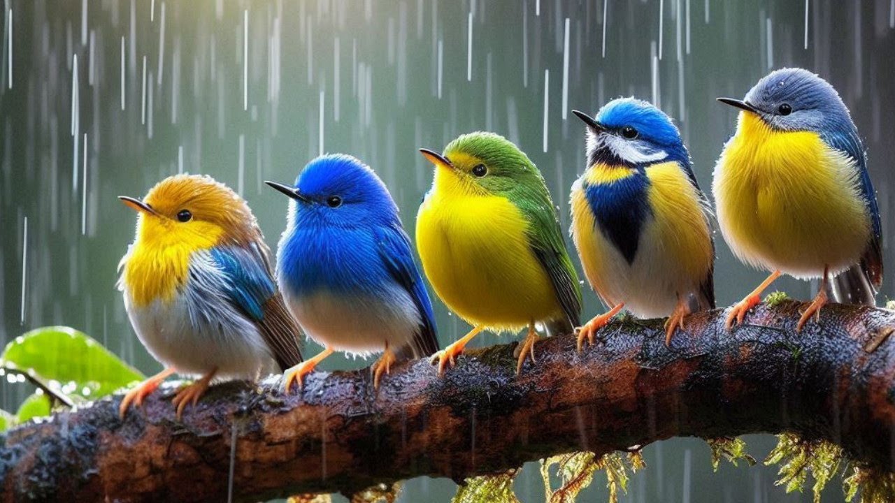 Calm Piano & Bird Sounds in a Peaceful Morning Forest, Perfect Music for Study, Focus and Meditation