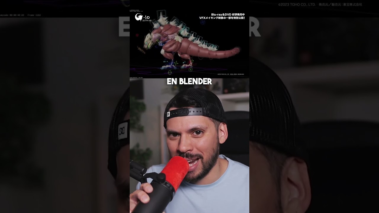 ASÍ Se Hizo el CGI de Godzilla Minus One con BLENDER! 😳