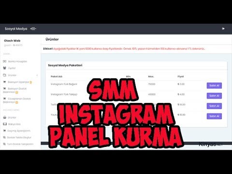 Instagram panel nasıl kurulur