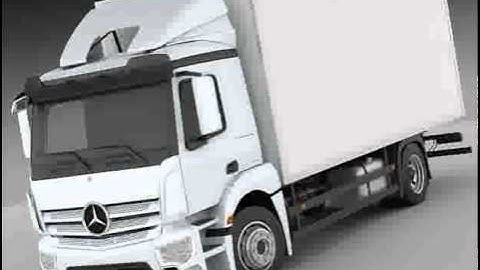 Mercedes Antos rigid truck 3D model from CGTrader.com