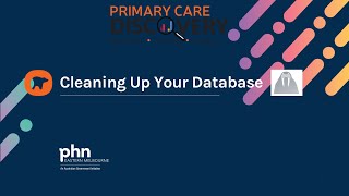 Cleaning up your database