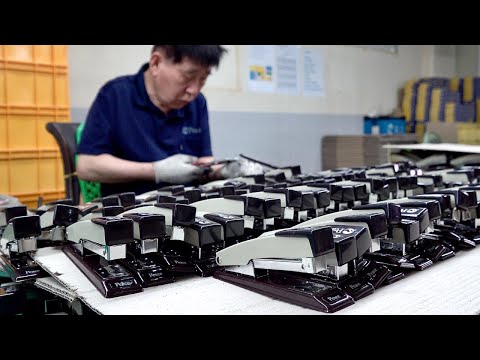 Korean Old Stapler Factory Mass Production Process