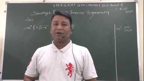 "SIMPLEST FORM OF INVERSE TRIGONOMETRY" CLASS 12 MATH NCERT