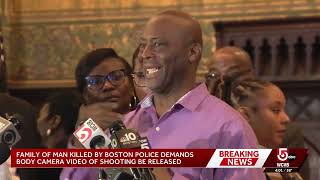 Family of man killed by Boston officer demands body camera footage