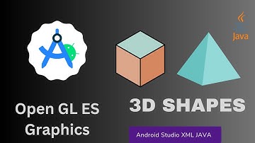 How to make 3D Triangle and Square Shapes in opengles Graphics | Android studio #3