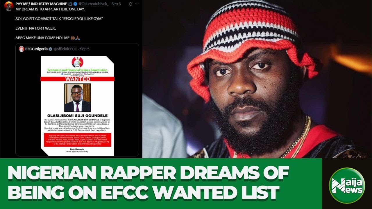 Nigerian Rapper Sparks Reactions With Bold Statement About EFCC | Naija News TV